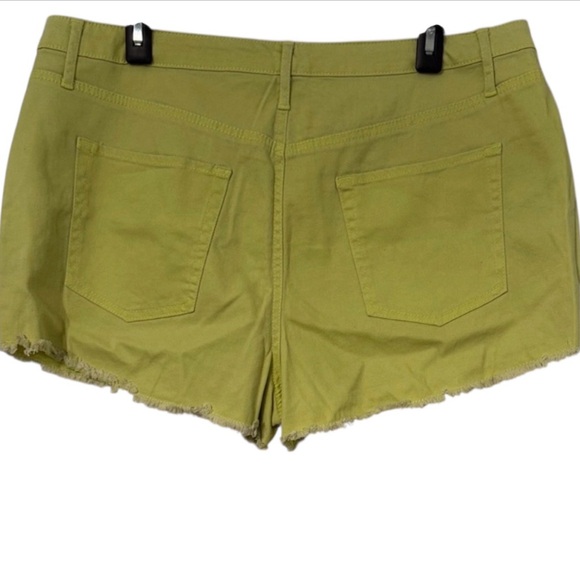 Wild Fable Neon Green Jean Shorts - Picture 3 of 4